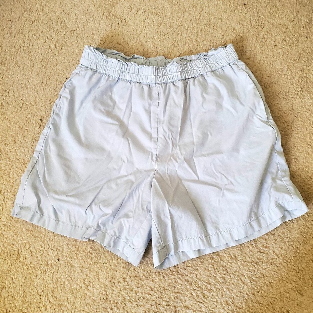 Baleno Ladies Exclusive Light Blue Paperbag Wide Leg Shorts Womens Medium